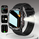Reloj inteligente, pantalla táctil completa, llamadas inalámbricas, linterna LED, modos deportivos, pulsera y mensajes, pedometría, varios modos deportivos, para for iphone/Android, batería de litio recargable, conexión inalámbrica - Regalo ideal, compat