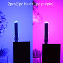 Luz Nocturna USB de 8LED - Lámpara de Lectura Portátil y Resistente al Óxido para Dormitorio y Viaje