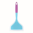 Espátula de silicona versátil - Antiadherente, resistente al calor para cocinar, revolver y asar - Ideal para panqueques, bistecs y más - Herramienta de cocina colorida | Diseño llamativo | Utensilio de cocina duradero