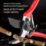 Tijeras de poda profesionales de acero al carbono de 8,5 pulgadas, tijeras de poda de mano de alta resistencia, herramientas de tijeras de jardinería, operación manual moderna, no requiere electricidad