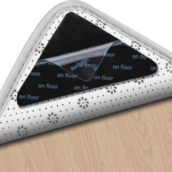 4/8/12 Alfombras Antideslizantes, Alfombrillas Seguras para Alfombras, Cinta Antideslizante Reduce el Riesgo de Caídas, Alfombrillas Adhesivas de Doble Cara, Alfombrillas Antideslizantes y Prevención de Caídas