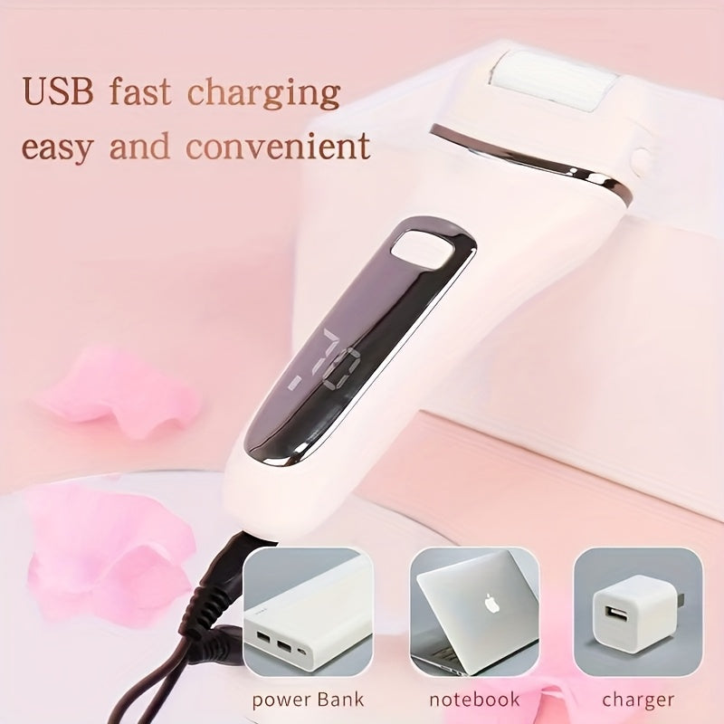 2 Juegos de Cabezas de Ablante (Blanco, Negro) Limpia Plantas Eléctricas USB, Exfoliador de Plantas Eléctrico USB, Esponja de Plantas Portátil y Exfoliador, Herramienta de Cuidado de Plantas Profesional para Eliminación de Beige Muerto, para Beige Muerto
