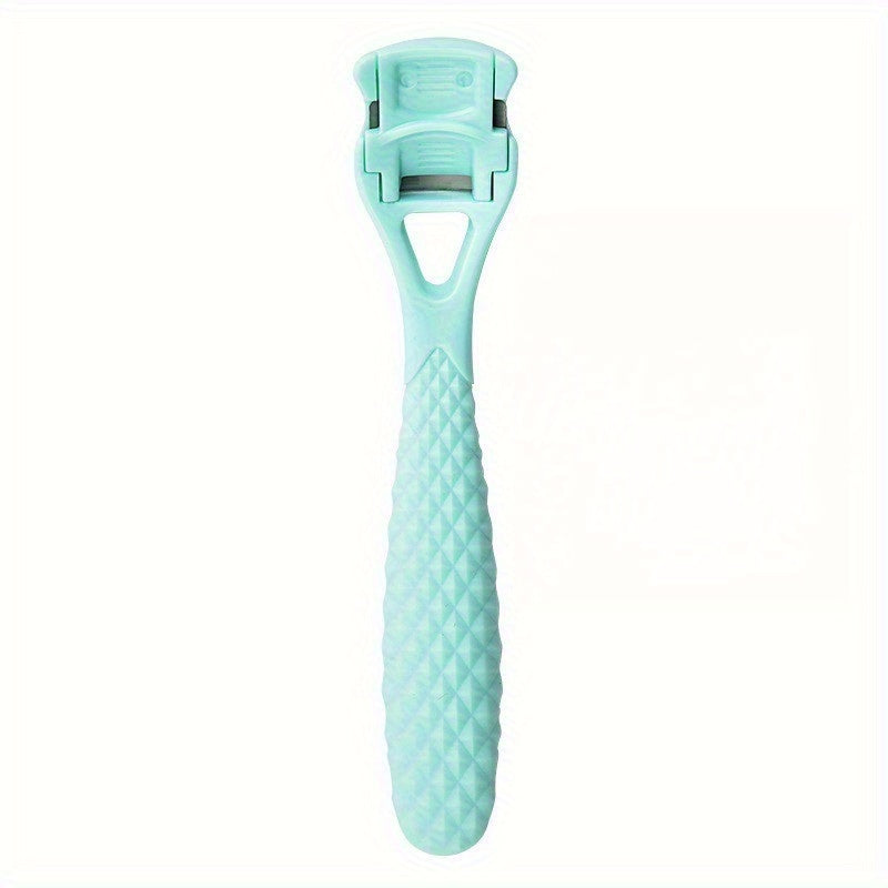 1pc Herramienta Removedora de Piel Azul - Exfoliador Manual Ergonómico con Superficie Texturizada para Eliminar Cutículas y Pieles Muertas, Durable en Plástico para Pedicura y Manicura en Casa, Diseño Ligero y Agarre Cómodo, Fácil de Usar, Acabado Suave,