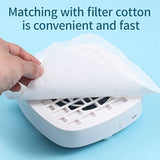 Mini recolector de polvo de uñas portátil USB y ventilador de vacío - Herramienta de manicura compacta y portátil con cabezas intercambiables, 3 velocidades, 4 modos, apagado automático y tiempo de funcionamiento de 24 horas para manicuras de alta calida