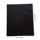 5 piezas de tapetes para parrilla de Teflón negro - Resistente al calor, antiadherente, fácil de limpiar y reutilizable - Ideal para parrillas eléctricas, de gas y carbón - Perfecto para camping al aire libre y accesorios de barbacoa, utensilios de cocin