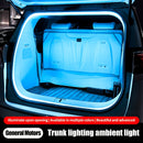 Luz LED automática con sensor para maletero, decoración interior de autos modelo escaneo ambiental