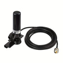 Antena móvil para radio amateur de vehículo, VHF UHF 136-174 MHz 400-470 MHz, con montaje fijo PL259 masculino, cable RG58 de 5 m o 16,5 pies.