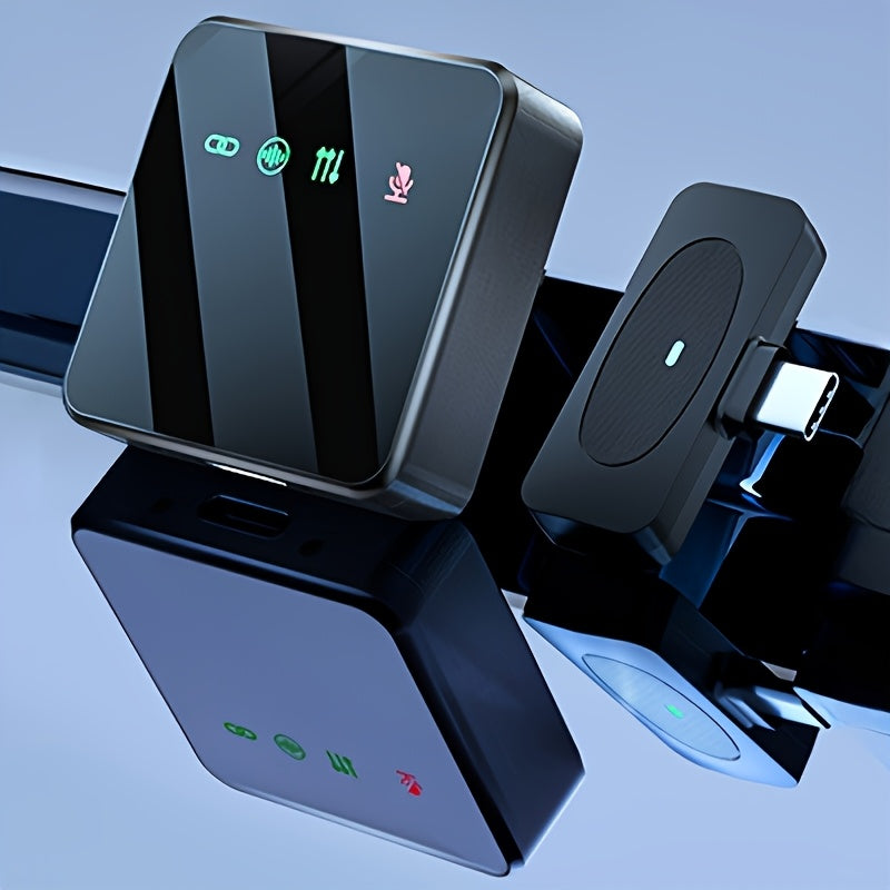 Microfono Clip-On con Cancelación de Ruido Integrada, USB-C Plug & Play, Control de Micrófono con Un Toque, Diseño Compacto y Portátil - Compatible para Streaming, Podcasts, YouTube, Clases en Línea, Reuniones - Ideal para Hogar, Estudio, Viajes, Mini Mi