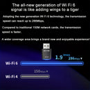 Conector AX900 WiFi 6 - Recepción de WiFi dual banda 2,4G y 5G USB, 802.11ax 900 Mbps, adaptador inalámbrico para Mac y PC, escritorio y portátil, adaptador de WiFi USB | Adaptador de WiFi dual banda | Tecnología 802.11ax