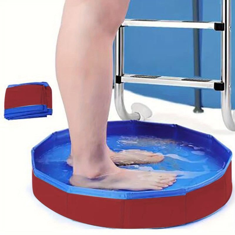 Baño de Pies Portátil Plegable para Camping Interior y Exterior