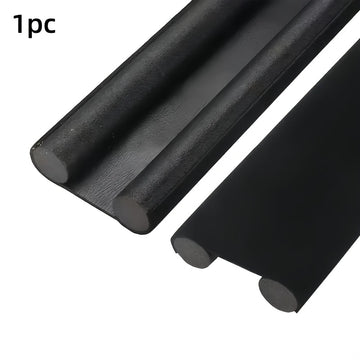 Juego de burletes ajustables para puertas - Parada de puerta de plástico con acabado mate, insonorización y barrera contra insectos, diseño fácil de instalar sin adhesivo para uso en el hogar y la oficina