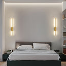 2 piezas de aplique de pared LED moderno dorado, lámpara de pared semimontada con estructura metálica desmontable para dormitorio, sala, pasillo - cableado directo, 110V-240V, sin batería, lámpara de pared para dormitorio | Aplique de pared moderno | Lám