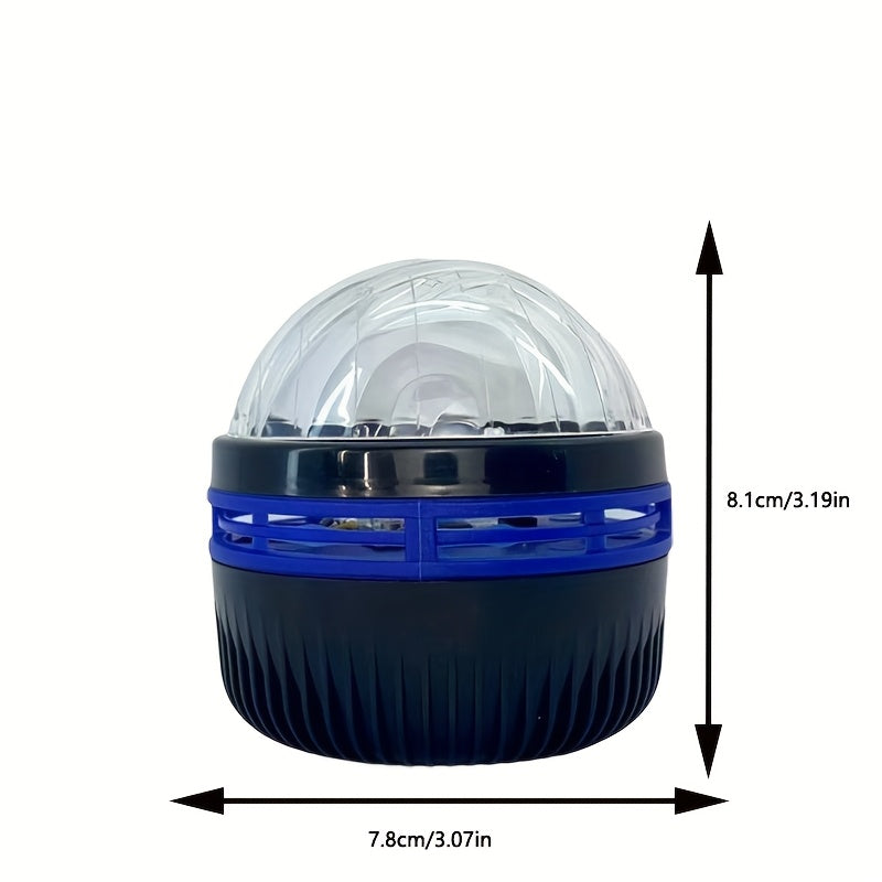 1 pieza de luz de proyección giratoria Aurora, luz nocturna de ambiente para dormitorio, regalo de Halloween y Navidad, lámpara de atmósfera disco alimentada por USB