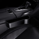 Organizador de huecos de asiento de coche con soporte para tazas - Caja de almacenamiento ligera de ABS para bolsillos laterales de consola, accesorio de asiento delantero para una organización mejorada, almacenamiento de coche