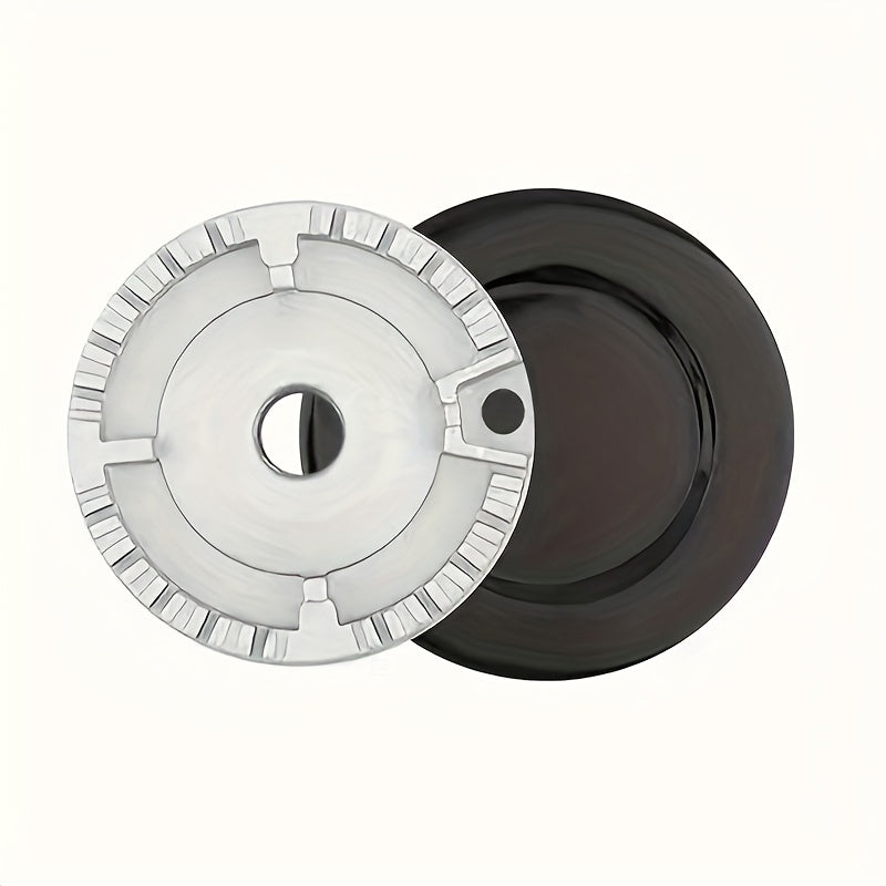 Anillos Difusores de Llama de Estufa de 2 Piezas - Cubiertas de Aleación de Aluminio Durable para Cocción Uniforme, Ajuste Universal para la Mayoría de Estufas de Gas y Eléctricas