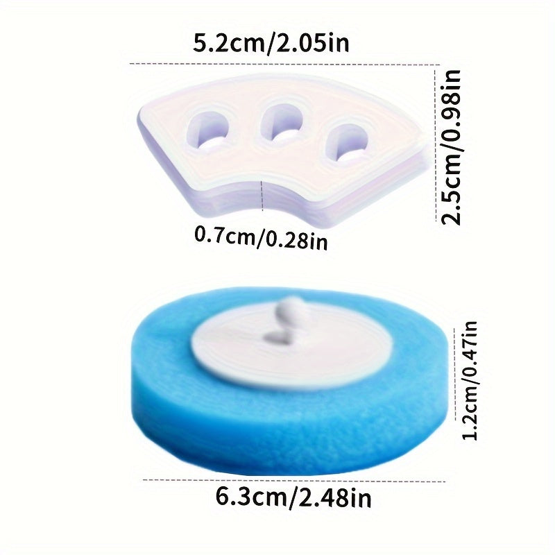 1 Juego de Accesorios para Cepillo de Inodoro Desechable, Eliminación Potente de Manchas + Fragancia Duradera, Cabezal de Cepillo de Baño Descartable, Suministros para el Cuarto de Baño