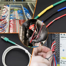 Tubos retraíbles al calor, tubos resistentes al calor, kits de envoltura retraíbles al calor, cables de conexión eléctrica y mangos de aislamiento de cables para protección.
