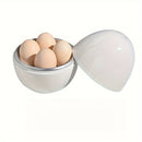 Vaporizador de Huevos - Cocedor para Huevos Duros y Revueltos, Electrodoméstico sin Microondas, Sin Necesidad de Electricidad, Cocción Rápida para Desayuno, Almuerzo o Cena - Ideal para Hogar, Oficina o Residencia Universitaria - Diseño Fácil de Limpiar,