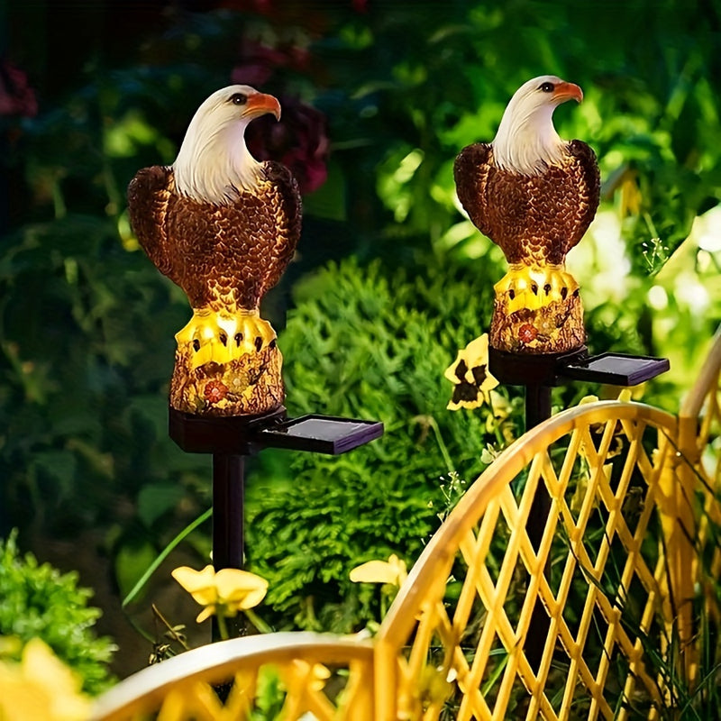 Lámpara Solera de Águila con LED para Iluminación Exterior Decorativa, Luces Solares para Jardín y Césped, Luzes para Patio, Jardín y Decoración Festiva