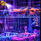 2/4pcs Mini Foco LED UV 1W, Luz Fluorescente /Oxido Plateado/Dorado, Luz Violeta para Vitrinas, Exhibición de Manos, Estantería, Computadora, USB, Modelo Interior