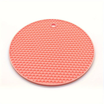 Tapete de Silicona, Trípode de Silicona, Juego de Agarraderas Resistentes al Calor, 2 Tamaños, Almohadilla Antideslizante Multifuncional, Adecuada para Hot Pot, Plato Caliente, Abridor de Botellas, Adecuada para Aislamiento Térmico de Cocina, Soporte par