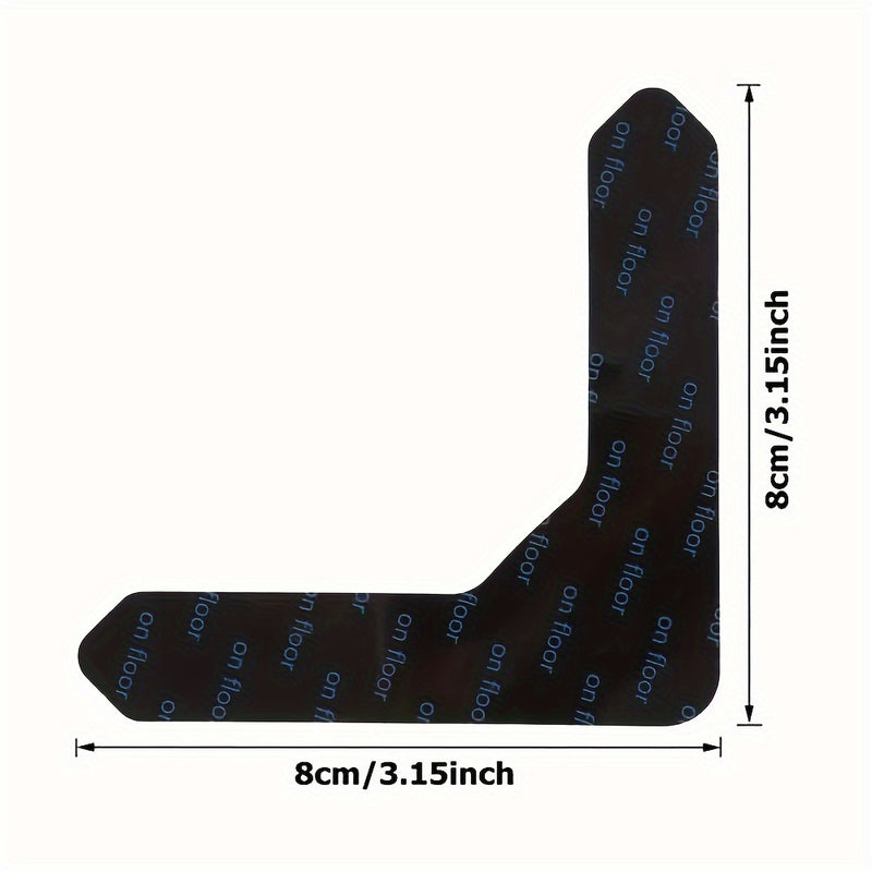 4/10/20pcs Pegatinas para Alfombras Antideslizantes Lavables, Alfombra para Esquinas de Madera Dura, Evita que las Alfombras se Muevan y Roden los Bordes, Pegatina para Alfombra en Forma de U que se Puede Cortar Libremente y Aplicar en Diversas Ocasiones