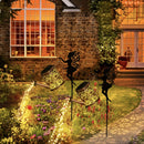 Mairuike Ruider Fairy Solar Water Boiler Light - Decoración de jardín al aire libre con candelabro de borla, tanque de agua solar y linterna de patio, resistente al plástico y el hierro, eficiente en energía para el patio trasero, porche y jardín - Regal