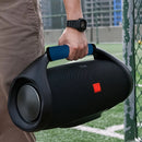 Cubierta de mango de reemplazo para altavoces JBI Boombox/Boombox 2/Boombox 3, con diseño antideslizante y empaque en forma de cuadrado azul.
