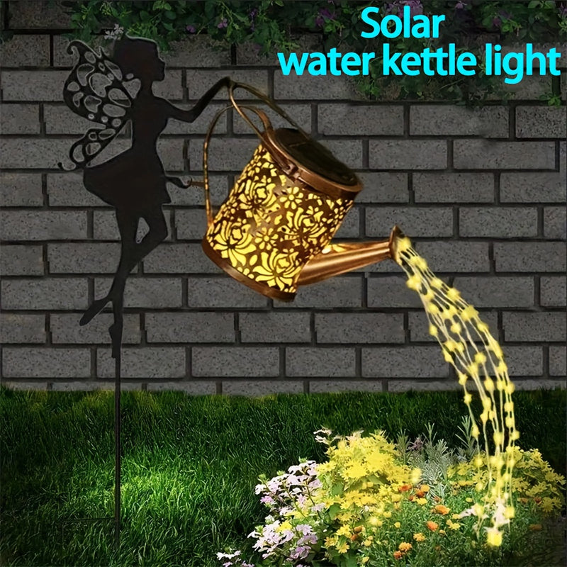 Nueva iluminación solar para patios y jardines, lámpara de paisaje solar, luz decorativa para jardines, ilumina continuamente por la noche, adecuada para decorar parques de patios, camping al aire libre, lámpara solar de regalo, iluminación de paisaje al