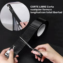 Rollo de Cinta Protectora para Borde de Puerta de Coche en Fibra de Carbono Nano 3D, PVC Impermeable y Resistente a Arañazos con Adhesivo, Película Anticolisión Universal, Color
