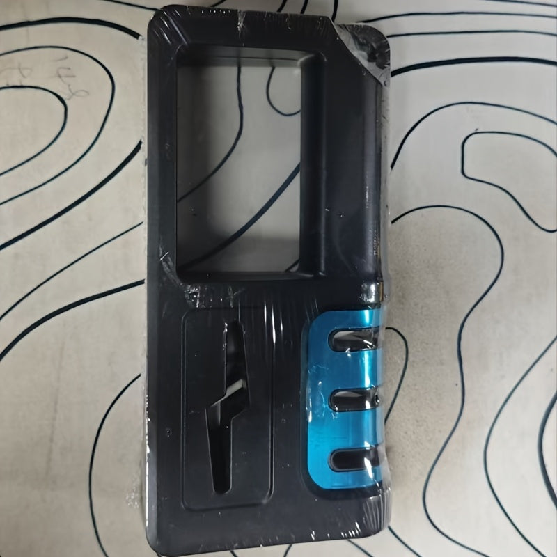 Afilar cuchillos manual, herramienta profesional de acero inoxidable para afilar cuchillas, resina ABS, no requiere batería, adecuado para cuchillos de cocina y tijeras.
