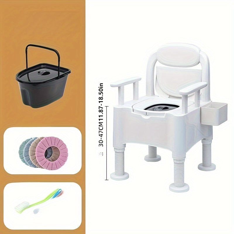 Un taburete de ayuda para defecar adecuado para niños pequeños y adultos, un taburete para pies de inodoro, un taburete de baño adecuado para niños y niñas, que puede ayudar en la transición desde una posición de cuclillas