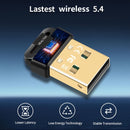 Adaptador inalámbrico 5.4BT, enchufa y juega, computadora de escritorio USB, portátil, auriculares externos inalámbricos, receptor de sonido