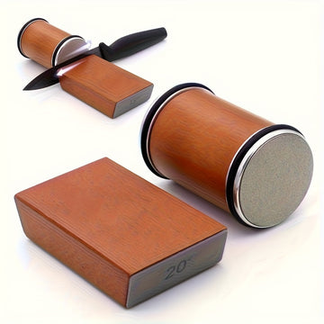 Juego de cuchillos de diamante y cerámica de 15 y 20° - Cuchillo de acero, herramienta de cuchillo - Regalo perfecto para Navidad y Año Nuevo