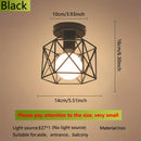 1pc lámpara de techo moderna nórdica negra E27, luz para dormitorio, pasillo, balcón o cocina