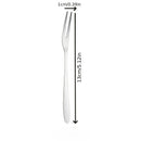 10/20/50 piezas Juego de tenedores de postre de acero inoxidable, tenedores de pastel modernos, tenedores para ensalada de frutas, utensilios de cocina reutilizables, para uso doméstico y en restaurantes