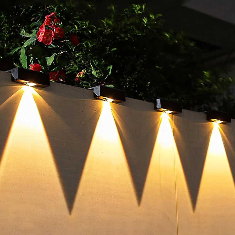 Luz Solar Para Exteriores, Aplique De Pared Para Patio, Patio, Exterior, 7 Formas, Aplique De Pared Superior, Interruptores Automáticos De Iluminación Nocturna