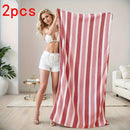 Juego de 2 Toallas de Baño Grandes y Suaves con Cuadros Deluxo, 70.0*140.0 cm, Rayas Anchas Autoadhesivas, Súper Absorbentes y de Secado Rápido, Adecuadas para Uso Diario, Toalla de Ducha, Productos Ideales para el Baño del Hogar