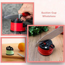 Afilador de Cuchillos con Ventosa de Fácil Agarre - Herramienta de Cocina Portátil y Antideslizante para el Afilado Rápido de Cuchillos de Chef y Más