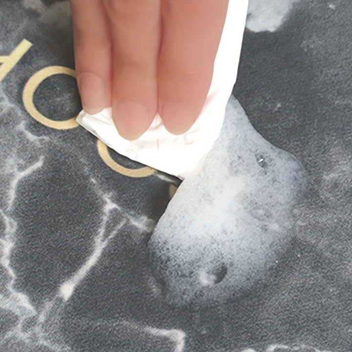 1pc Alfombra de baño de tierra de diatomeas antideslizante y absorbente de agua, con estampado geométrico de secado rápido, alfombra de baño suave y duradera para el baño y la ducha.