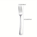 1pc "Te Amo Muchísimo" Tenedor de Acero Inoxidable Grabado - Pulido Espejo, Duradero y Apto para Lavavajillas - Regalo Romántico Ideal para Novio, Novia, Esposo, Esposa en Aniversario, Día de San Valentín, Cumpleaños, Navidad