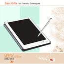 Tableta electrónica portátil de 7.35 pulgadas con lápiz capacitivo, diseño plegable y funda protectora PU, herramienta perfecta para la comunidad sorda y mudada, regalo ideal para cumpleaños, Pascua o Acción de Gracias