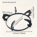Rejilla para Estufa de Gas de Hierro Fundido - Antideslizante, Accesorio Rectangular para Cocina Doméstica