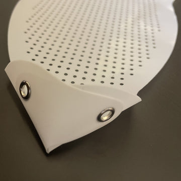 1pc Base Protectora de Planchado Universal PVC, Cubierta Anti Quemaduras PTFE para Zapatos y Ropa, Incluye Accesorios de Vapor para Máquina de Planchar Doméstica
