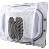 Bolsa de Lavandería de Malla Versátil con Cremallera - Ideal para Zapatillas y Ropa, Tela de Panal Reutilizable, Se Adapta a la Mayoría de Secadoras, Bolsas de Lavandería