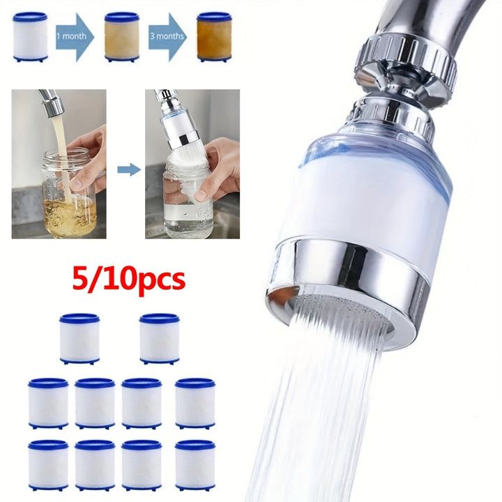 Filtro de Grifo para Baño y Cocina, Purificador de Agua de Grifo con Filtro Frontal, Rotación de 360 Grados, Aumento de Presión, Grifo a Prueba de Salpicaduras para Ducha