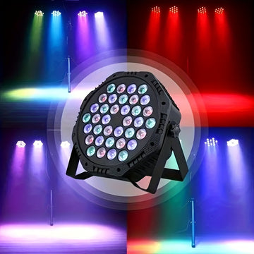 36 Luces LED de colores para estudios de baile, iluminación de escenario para bodas y actuaciones, mejorando la atmósfera.