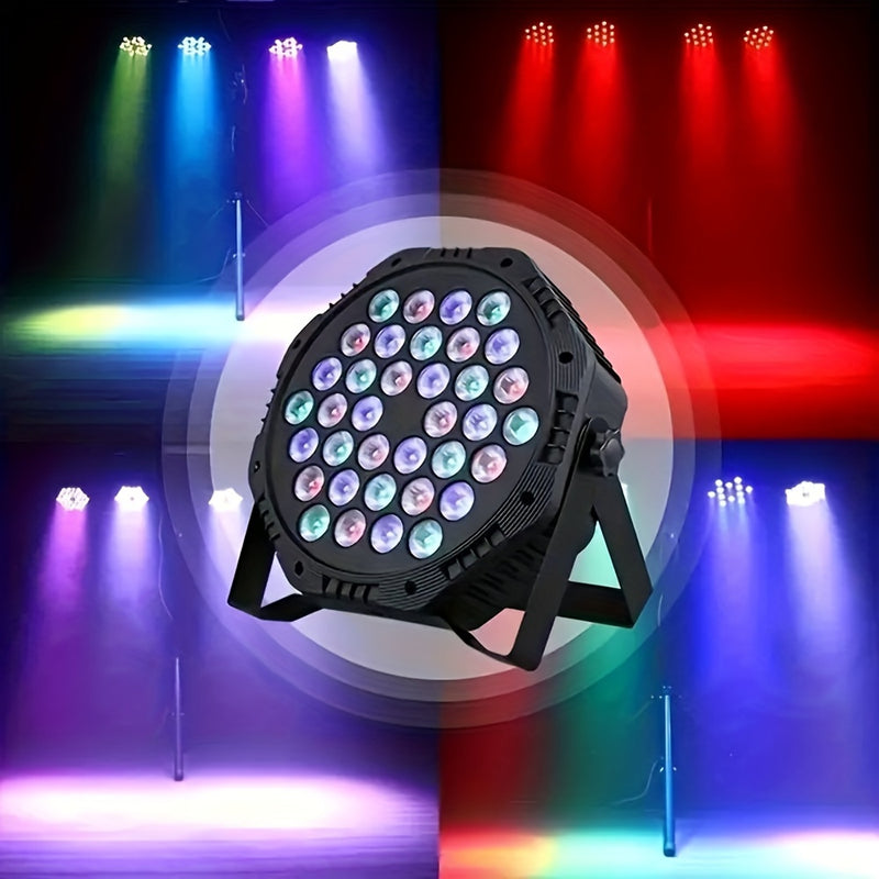 36 Luces LED de colores para estudios de baile, iluminación de escenario para bodas y actuaciones, mejorando la atmósfera.