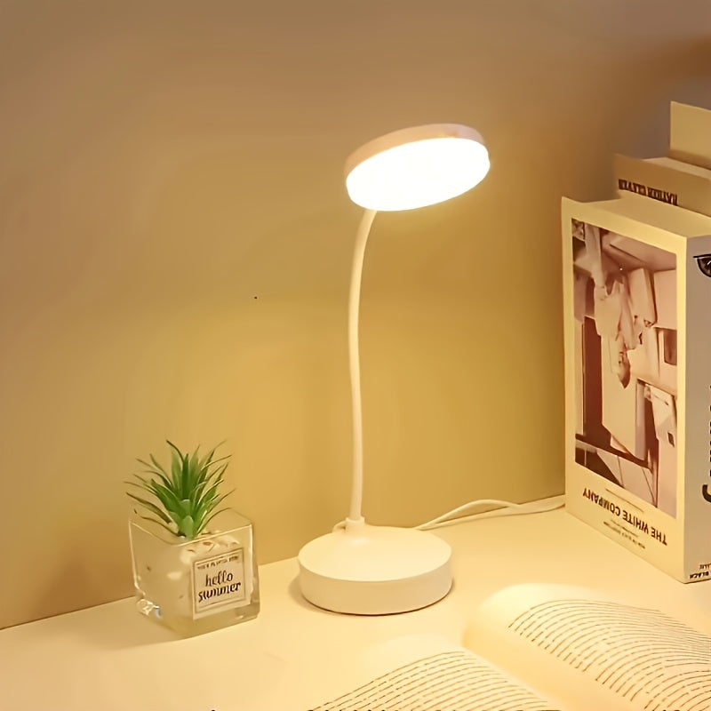 Linterna de Escritorio LED Moderna con Alimentación USB y Protección para los Ojos - 3 Niveles de Brillo Ajustables, Control Táctil, Eficiente en Energía, Perfecta para Leer y Estudiar