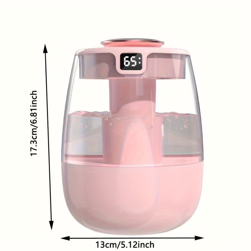 Humidificador ultrasilencioso con gran capacidad y USB, ideal para dormitorio y oficina